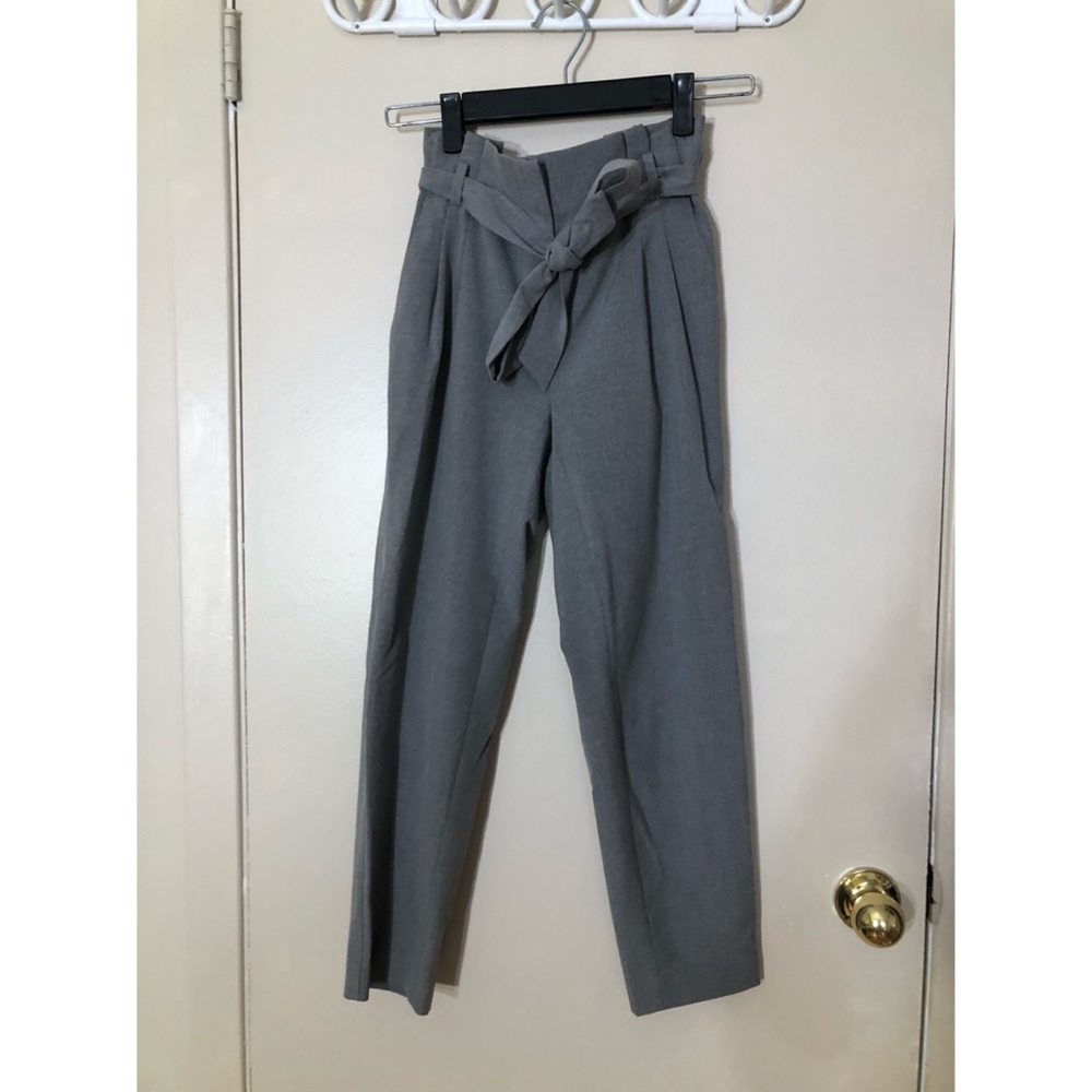 LOFT Grey Paper bag Pant